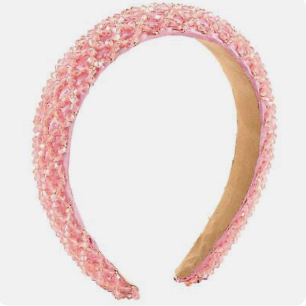 NWT Blush Jeweled Headband